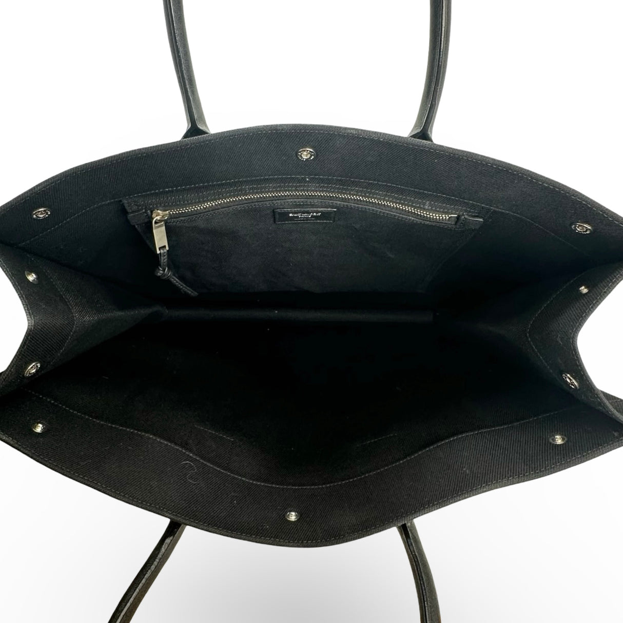 SAINT LAURENT: Canvas Rive Gauche Tote