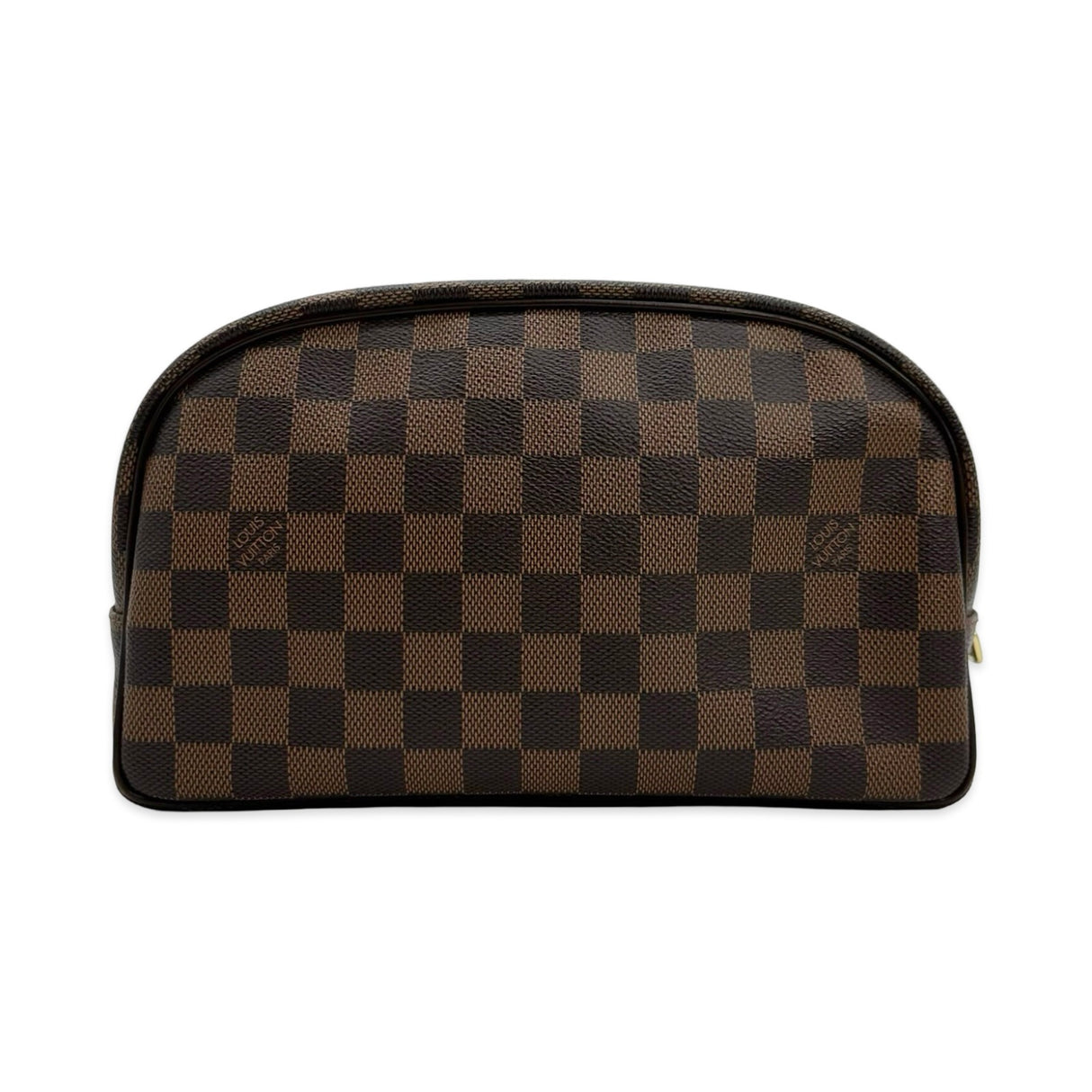 LOUIS VUITTON: Damier Ebene Trousse Cosmetic Bag