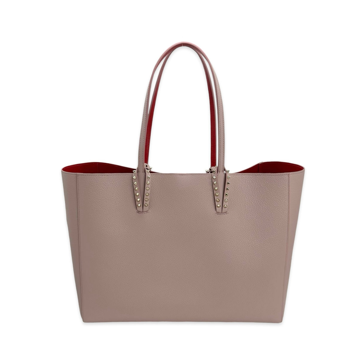 Calfskin Large Spiked Cabata Tote
