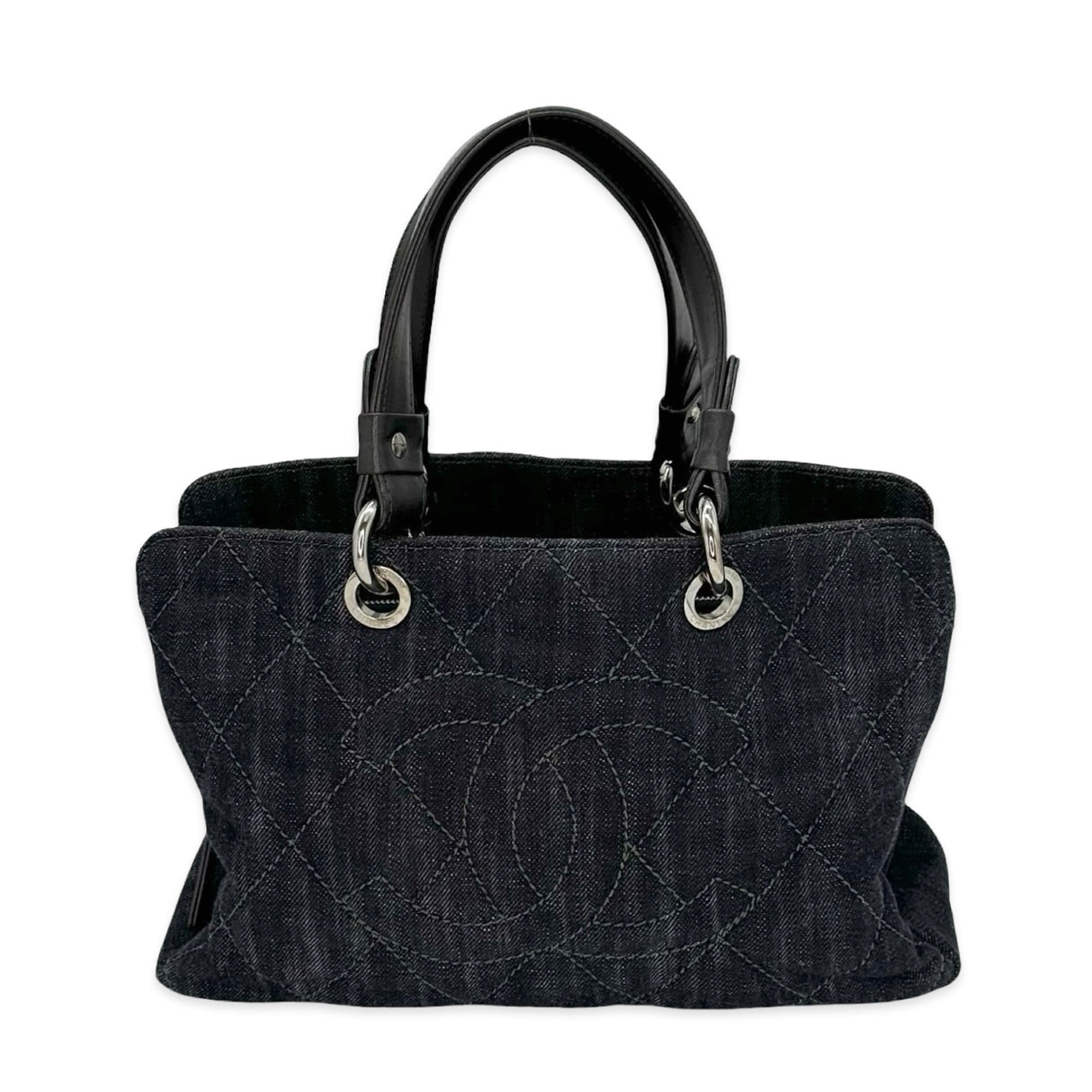 CHANEL: Denim Timeless CC Small Tote