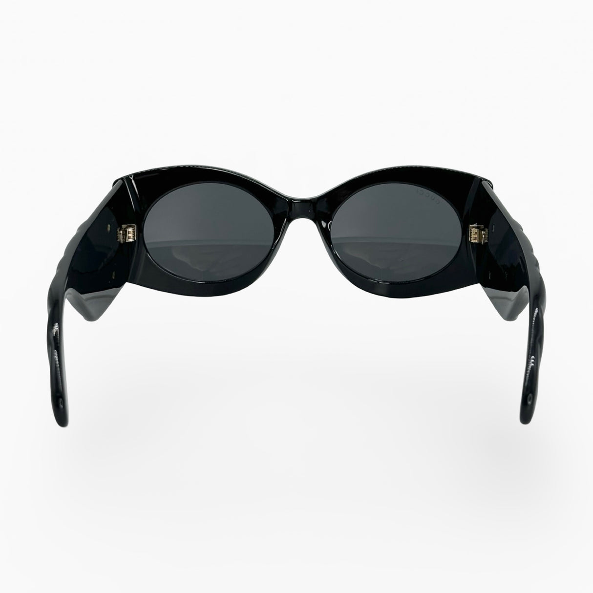 GUCCI: GG Wide Oval Sunglasses