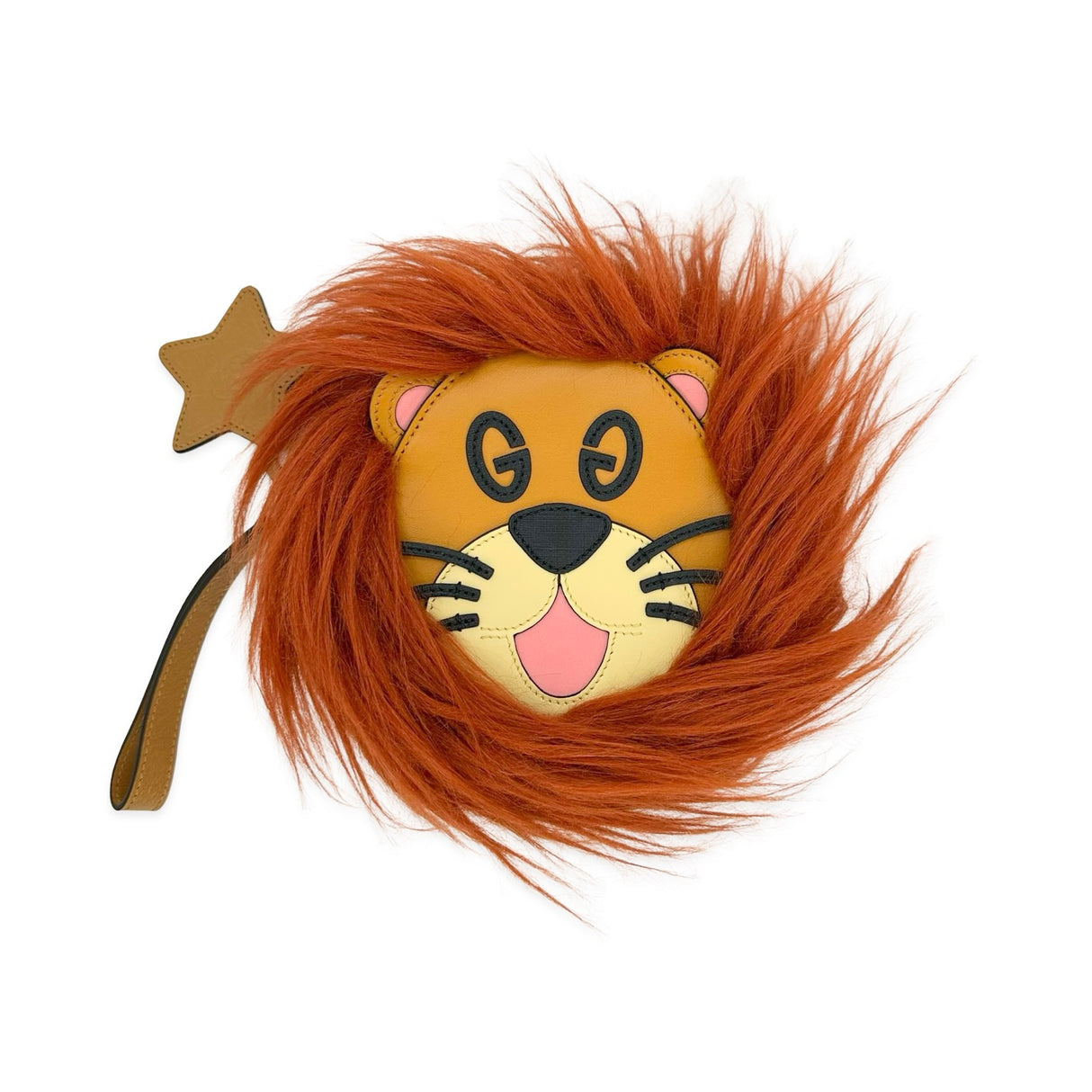 Faux Fur Lion Wristlet