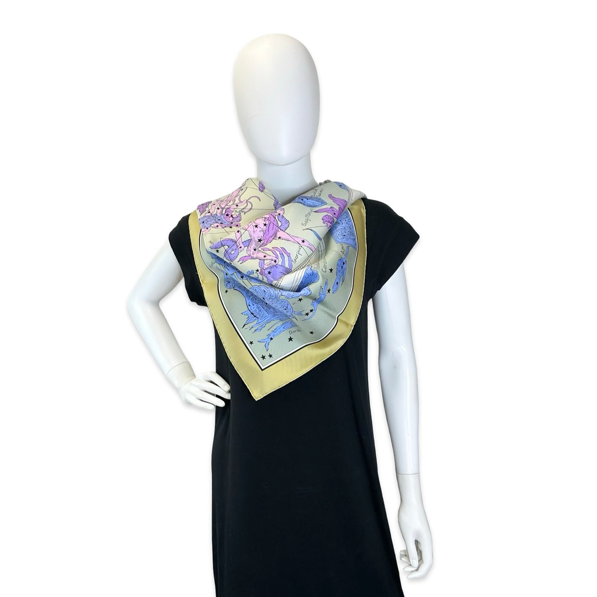 Silk Hemisphaerium Coeli Boreale 90 Square Scarf