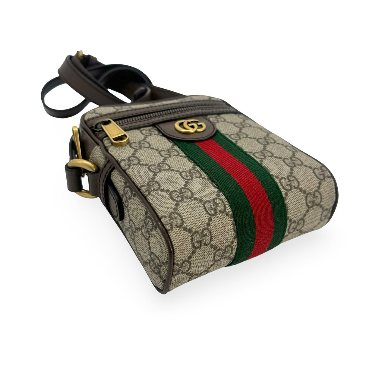 GUCCI: GG Supreme Ophidia Mini Messenger Crossbody