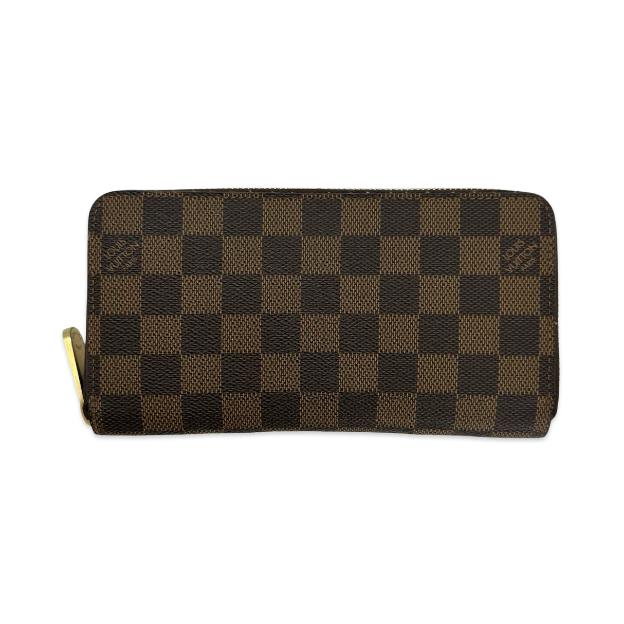 LOUIS VUITTON: Damier Ebene Zippy Wallet