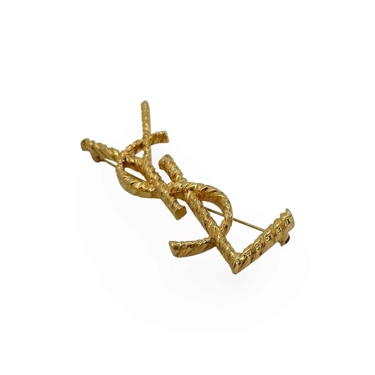 SAINT LAURENT: Cassandre Brooch
