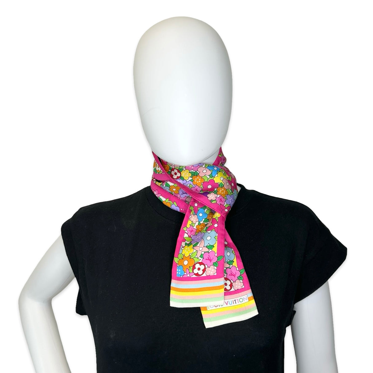 LOUIS VUITTON: Silk Flowers Bandeau