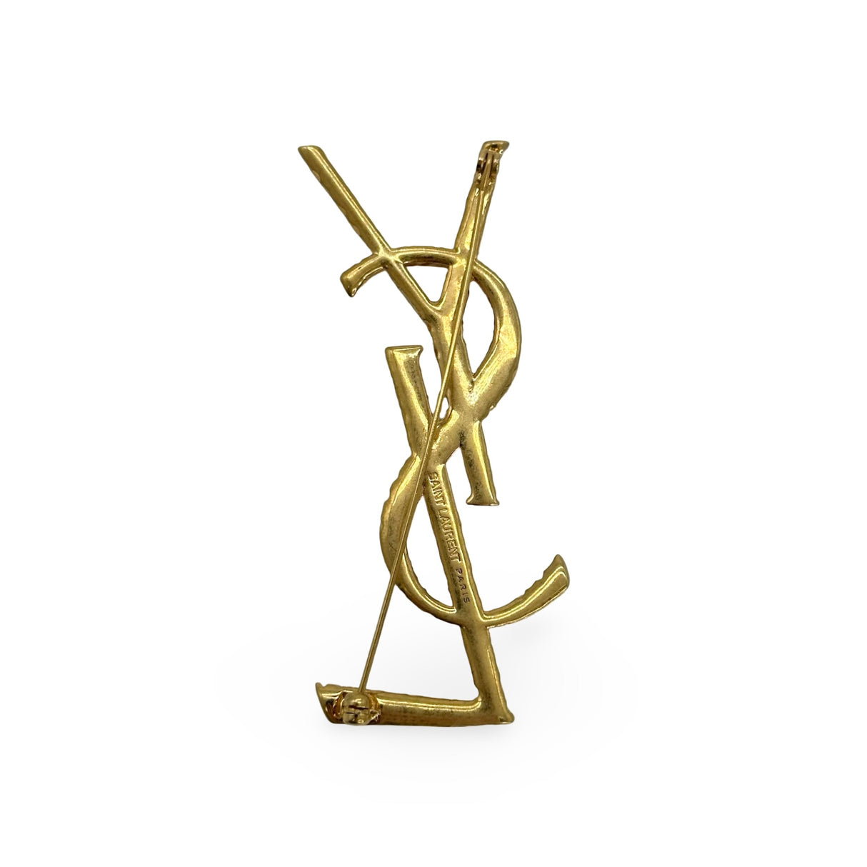 SAINT LAURENT: Cassandre Brooch