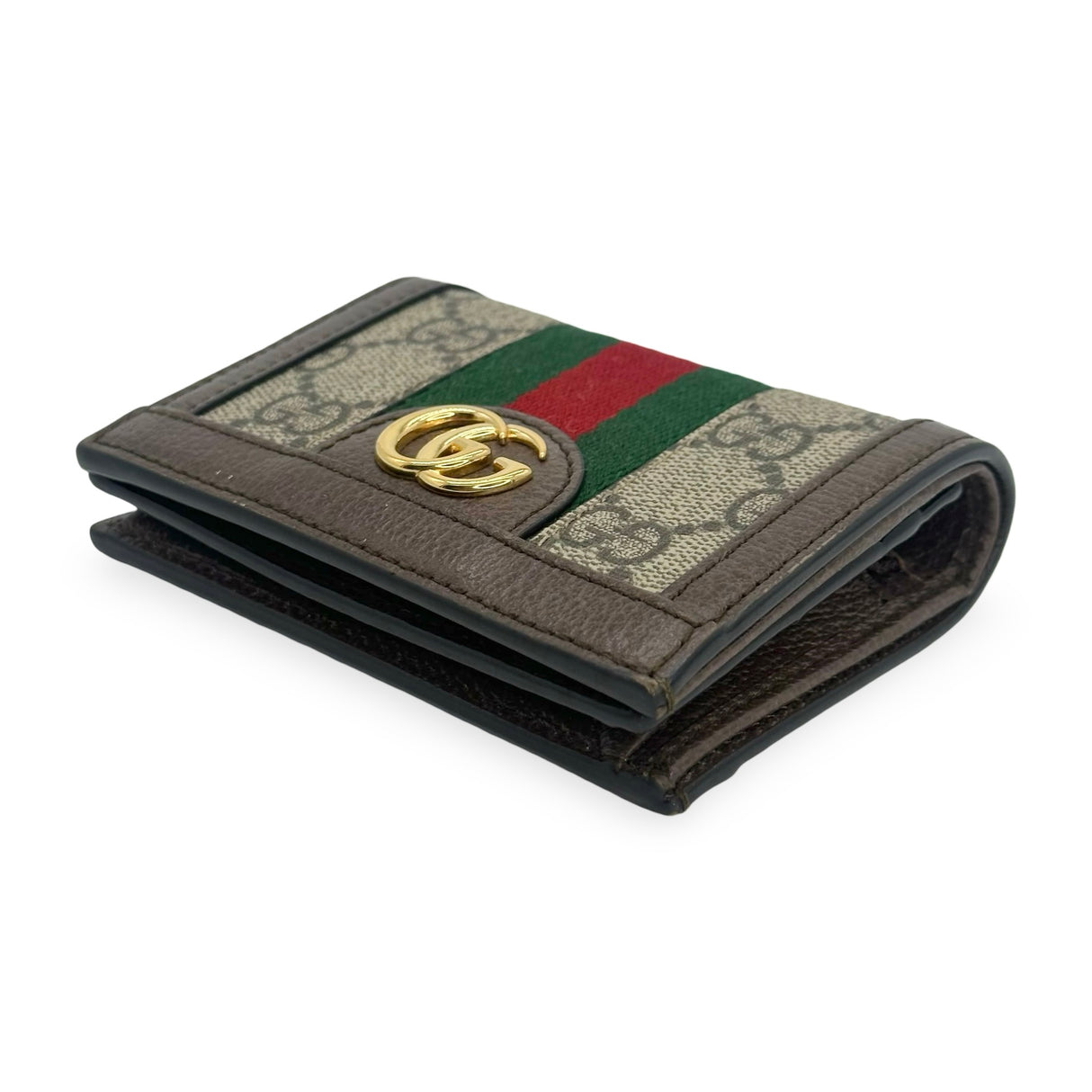 GUCCI: GG Supreme Ophidia Compact Wallet