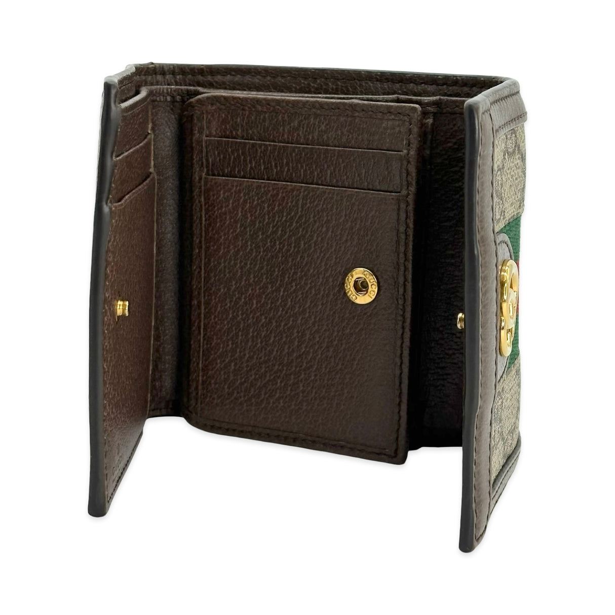 GUCCI: GG Supreme Ophidia Compact Wallet