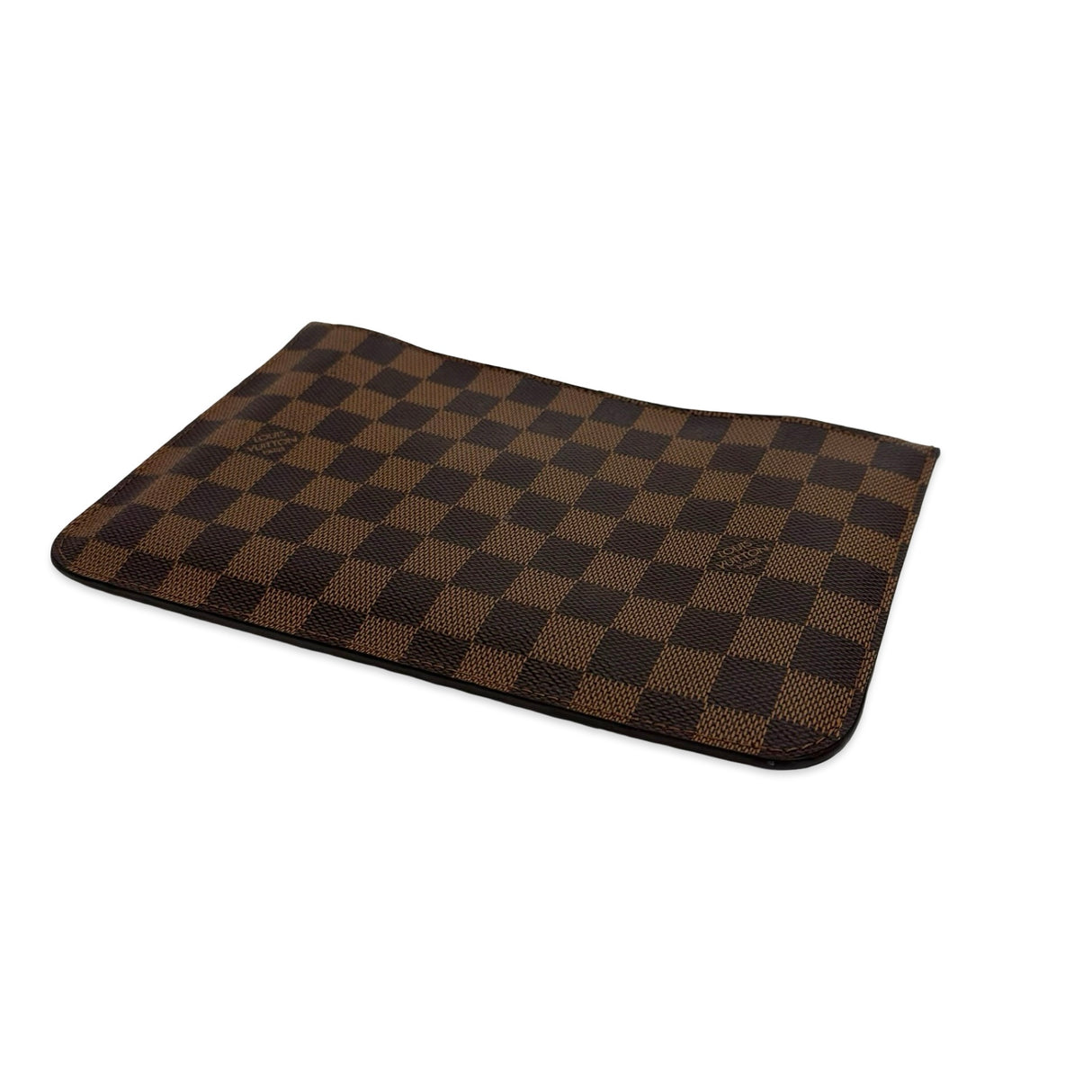 LOUIS VUITTON: Damier Ebene Neverfull Pochette