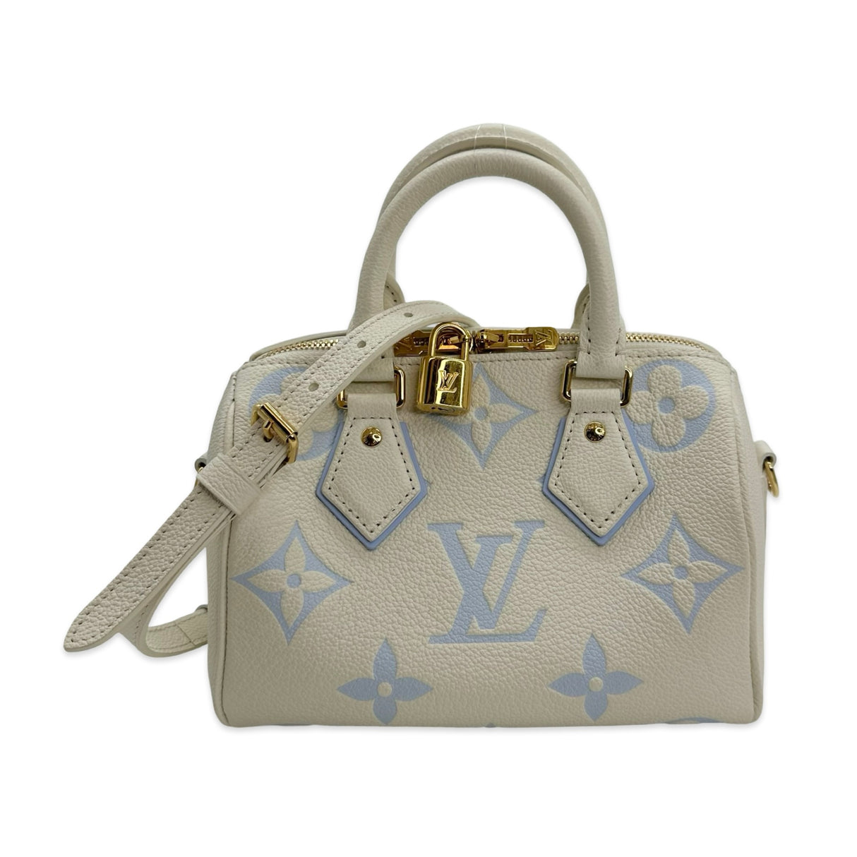 LOUIS VUITTON: Monogram Empreinte Speedy Bandouliere 20