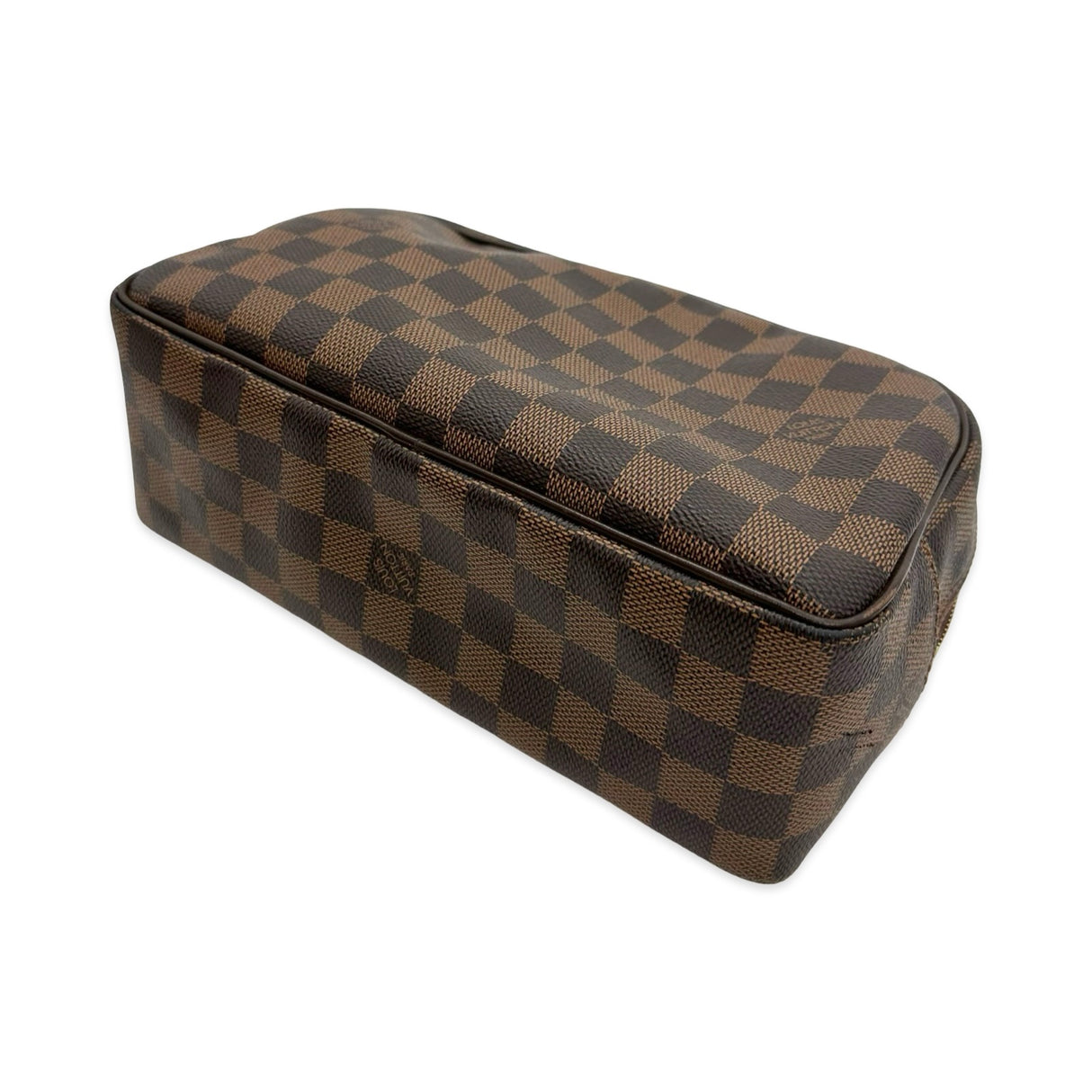 LOUIS VUITTON: Damier Ebene Trousse Cosmetic Bag