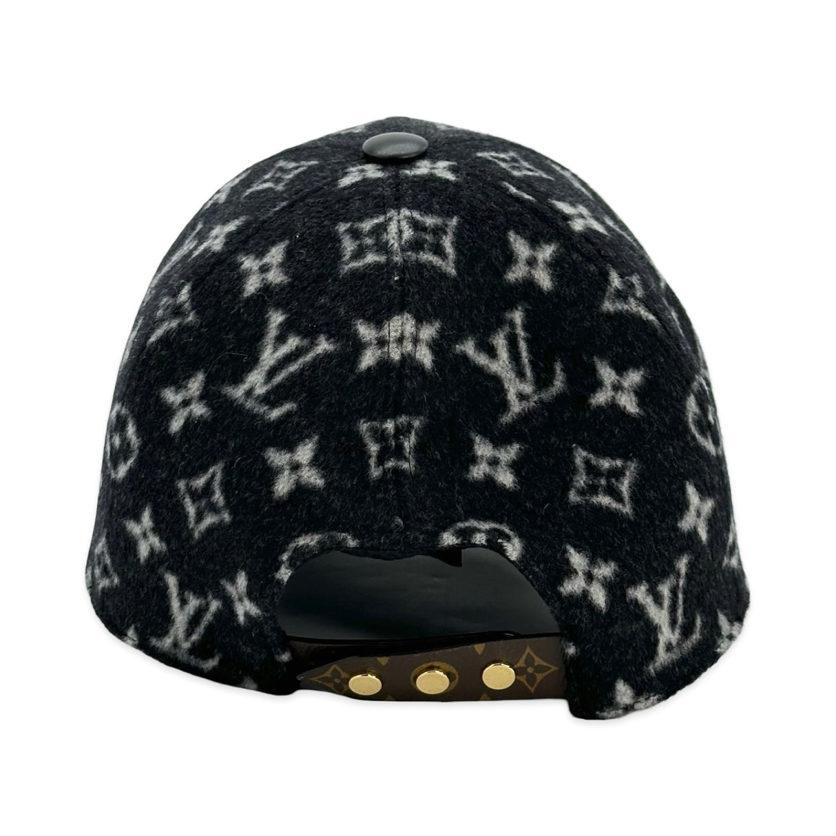 Monogram Wool Carry On Baseball Cap