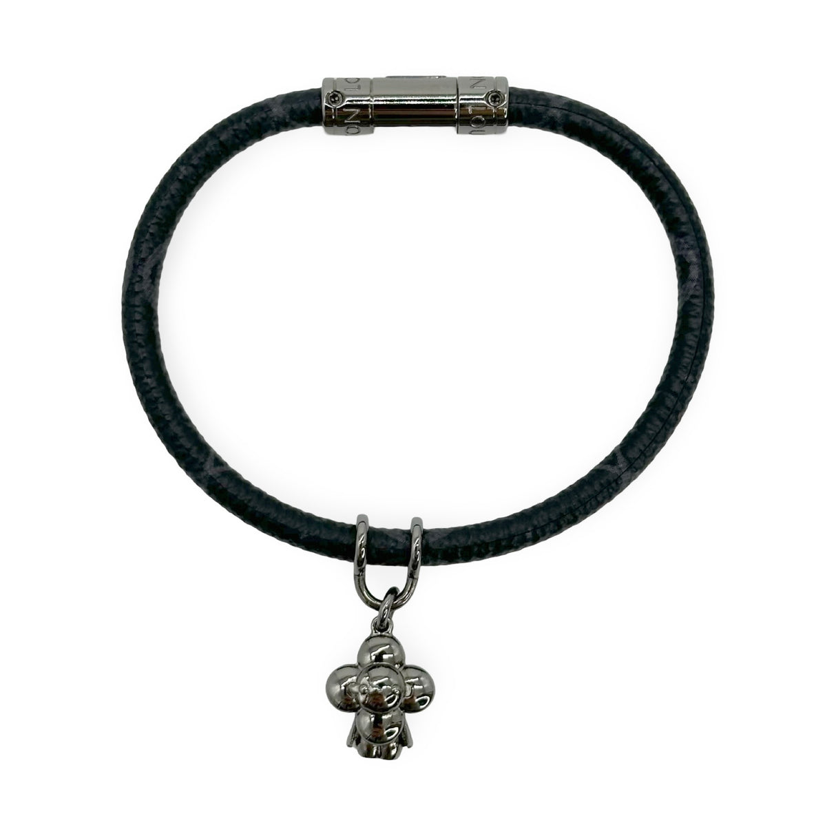 LOUIS VUITTON: Monogram Eclipse Hang It Bracelet