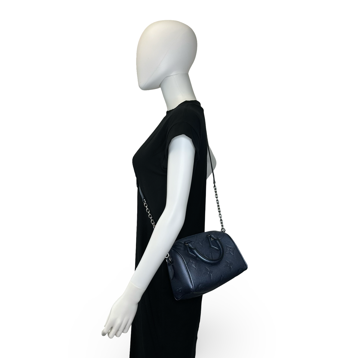 LOUIS VUITTON: Monogram Empreinte Speedy Bandouliere 20