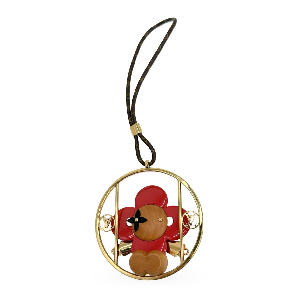 LOUIS VUITTON: Vivienne Metal Swing Bag Charm