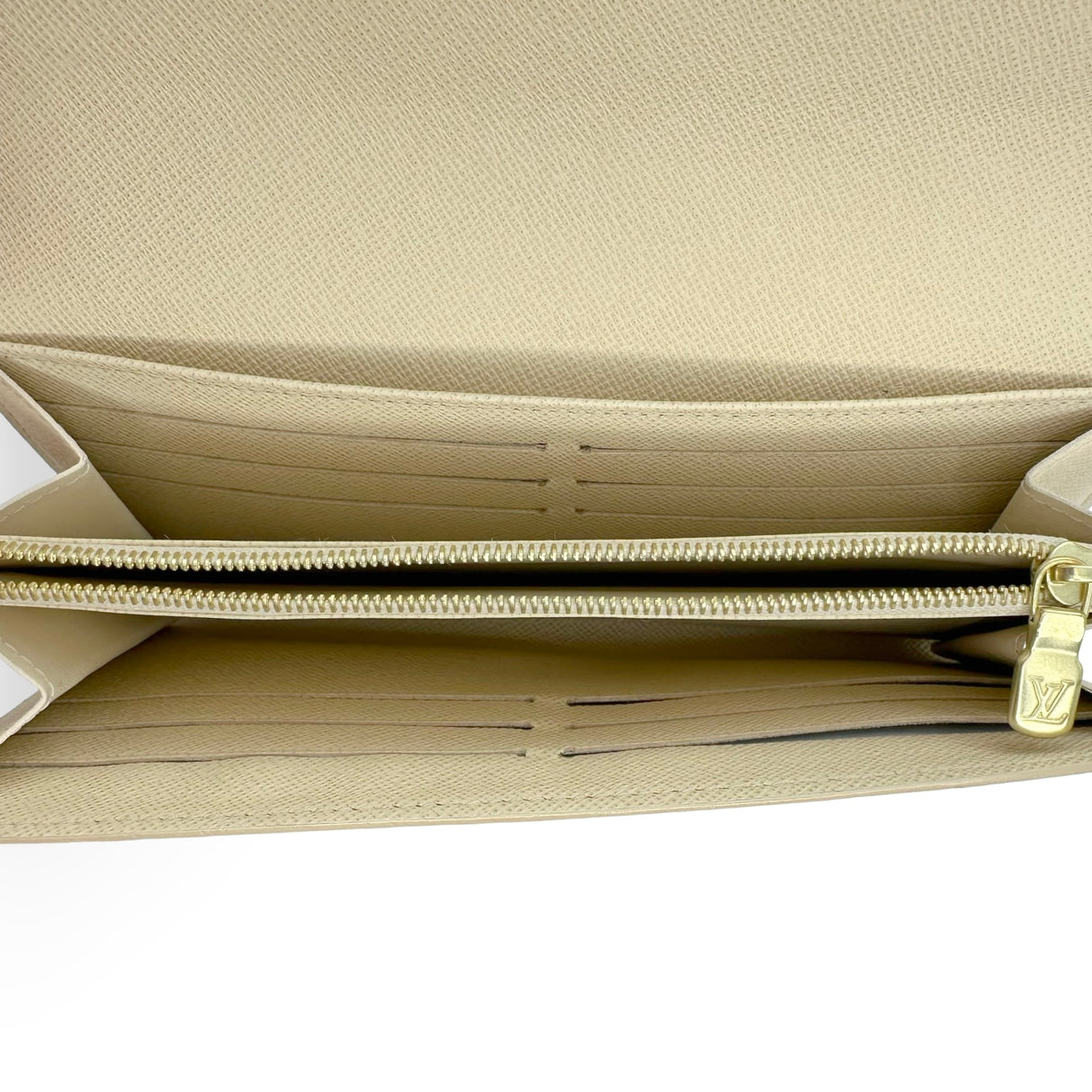 LOUIS VUITTON: Damier Azur Sarah Wallet