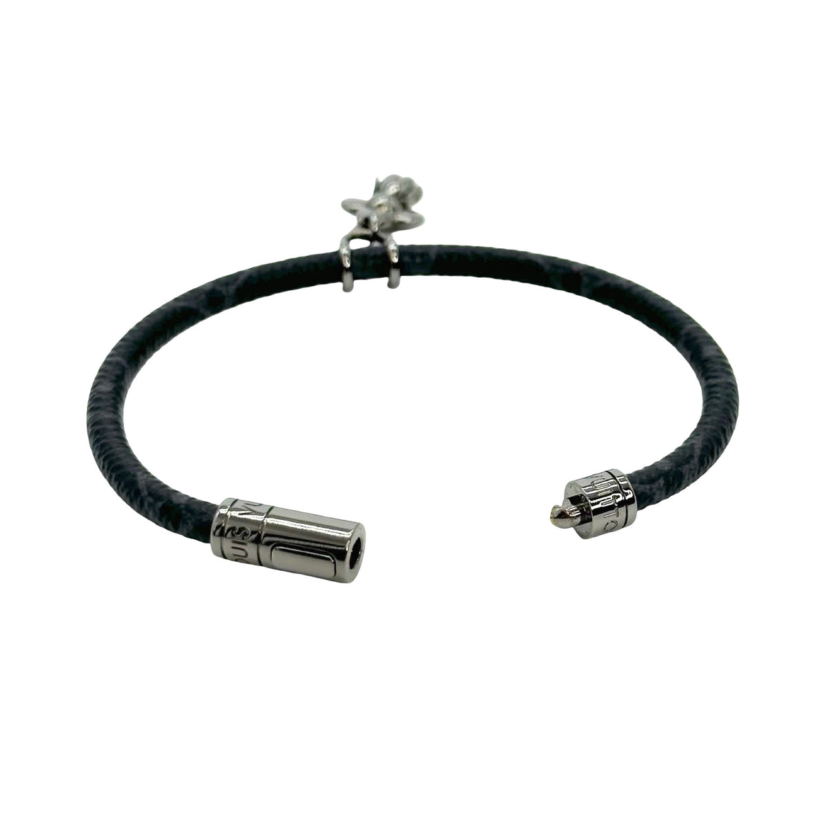 LOUIS VUITTON: Monogram Eclipse Hang It Bracelet