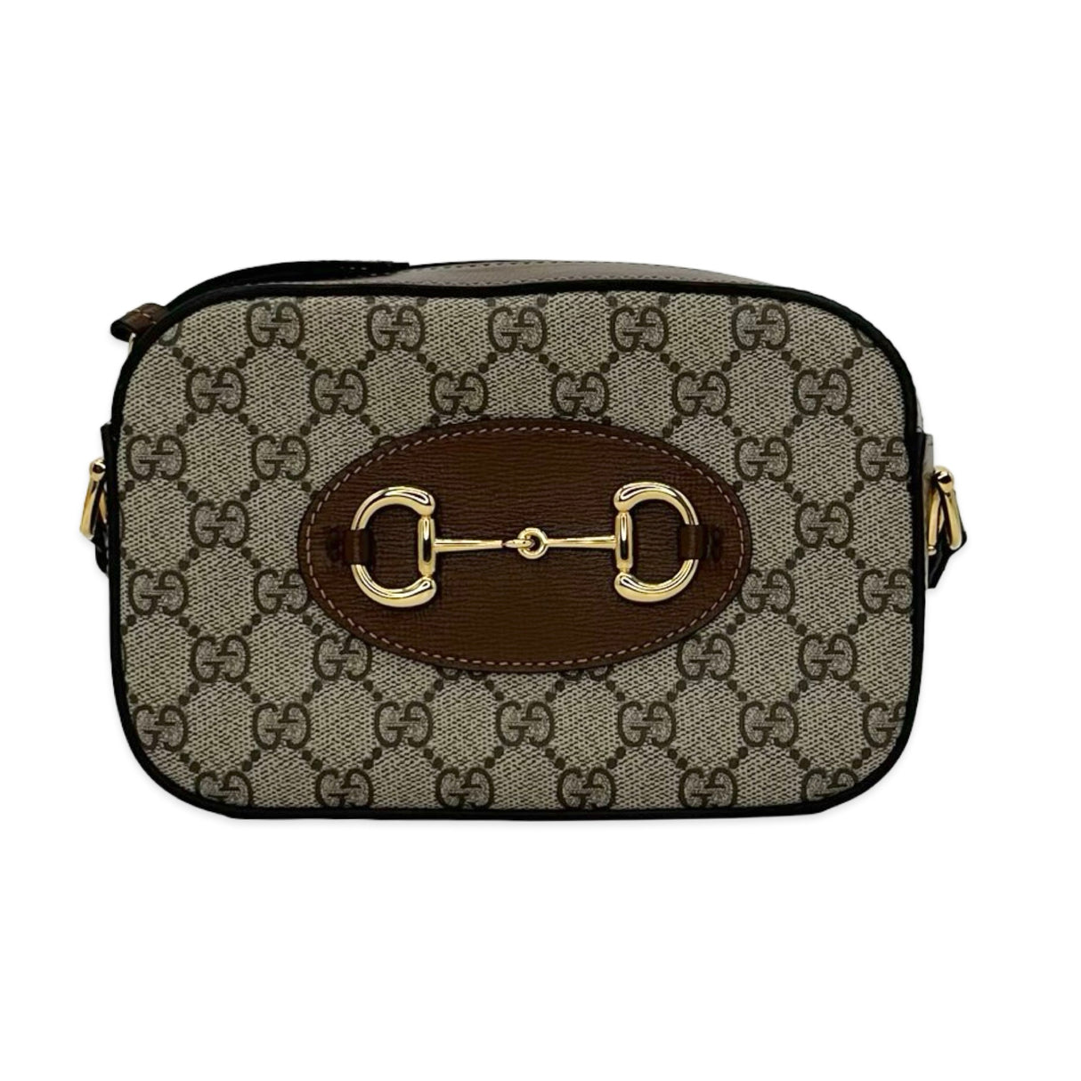 GUCCI: GG Supreme Horsebit 1955 Mini Camera Bag