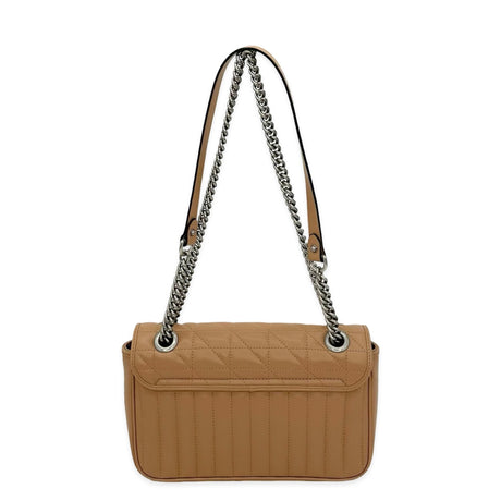GUCCI: Aria Quilted GG Marmont Small Flap Bag