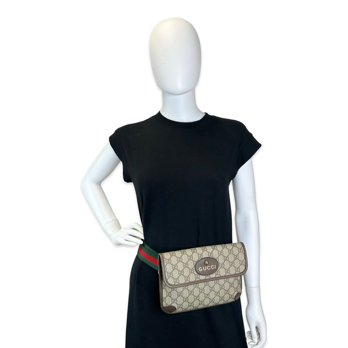 GG Supreme Neo Vintage Web Belt Bag