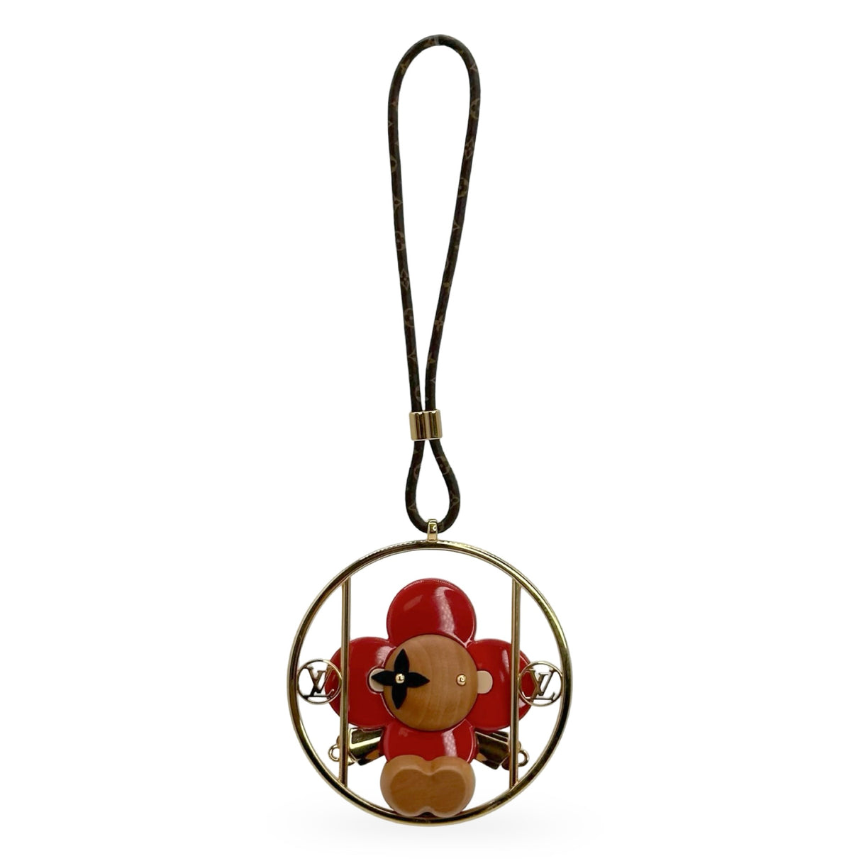 LOUIS VUITTON: Vivienne Metal Swing Bag Charm