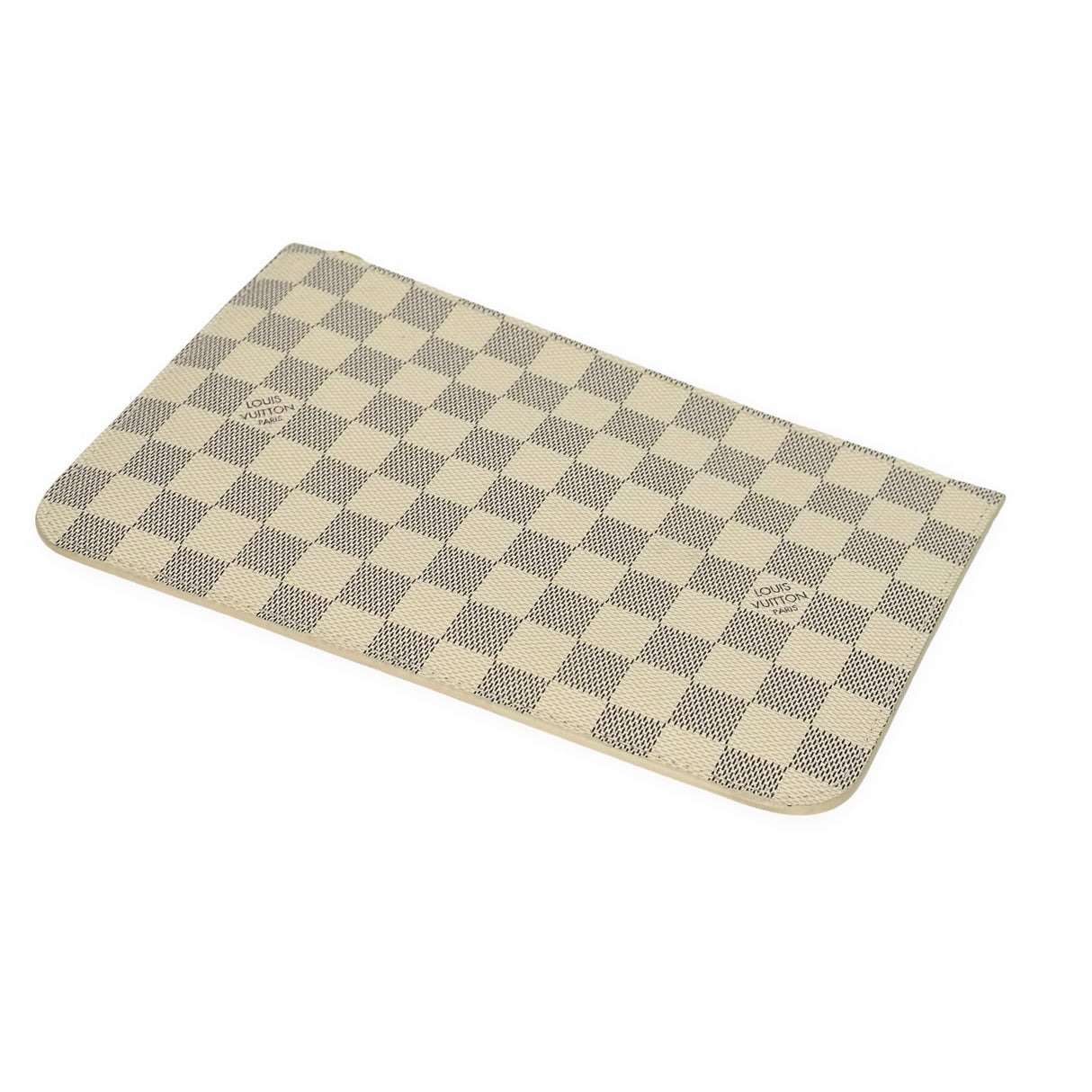 LOUIS VUITTON: Damier Azur Neverfull Pochette