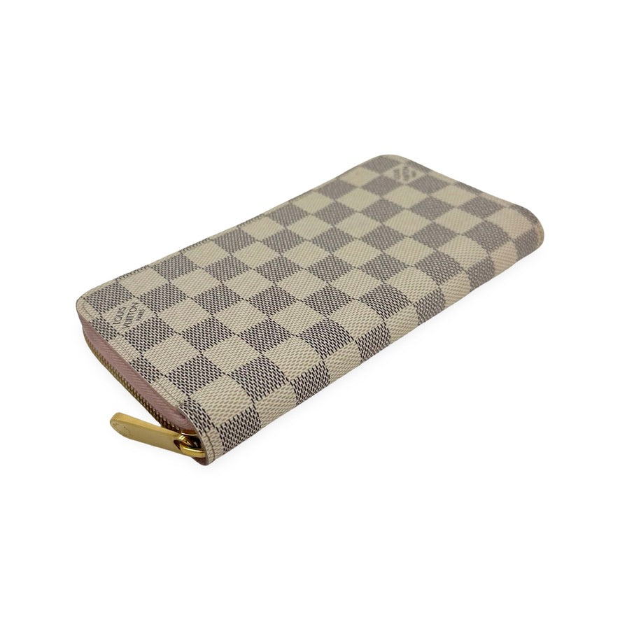 LOUIS VUITTON: Damier Azur Zippy Wallet