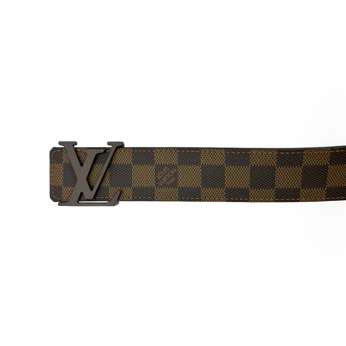 LOUIS VUITTON: Damier Ebene Initiales Belt