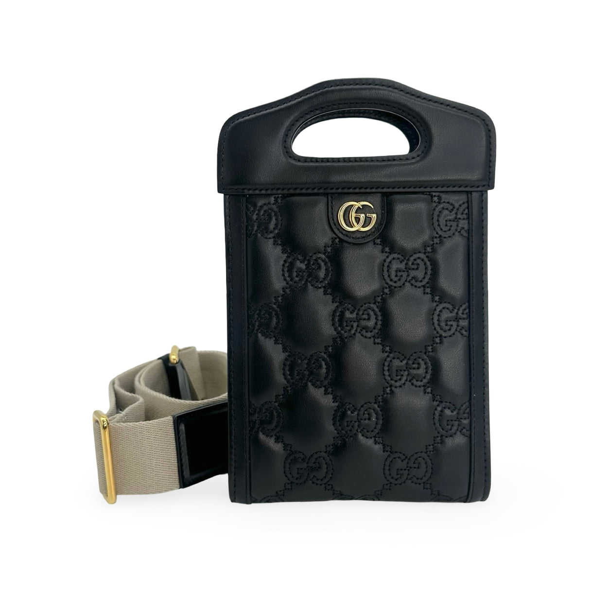 GUCCI: GG Matelasse Quilted Mini Handle Bag