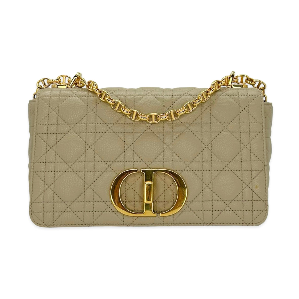 Cannage Calfskin 30 Montaigne Medium Caro Bag