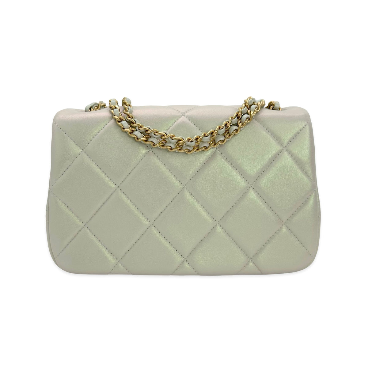 CHANEL: Quilted Lambskin Pearly Small Flap Bag