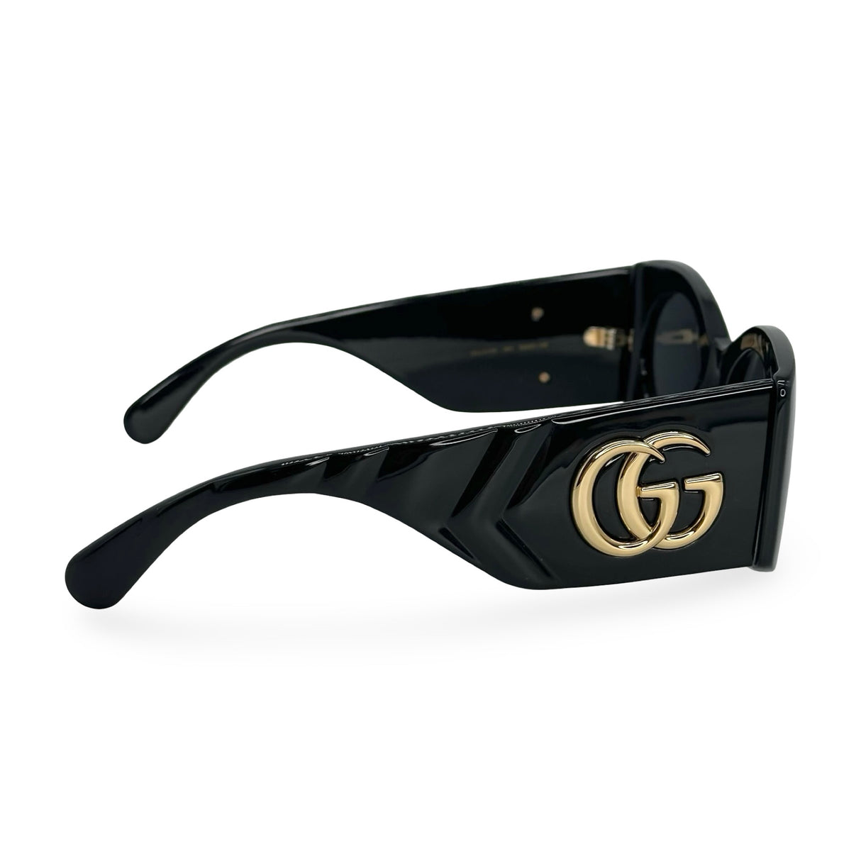 GUCCI: GG Wide Oval Sunglasses
