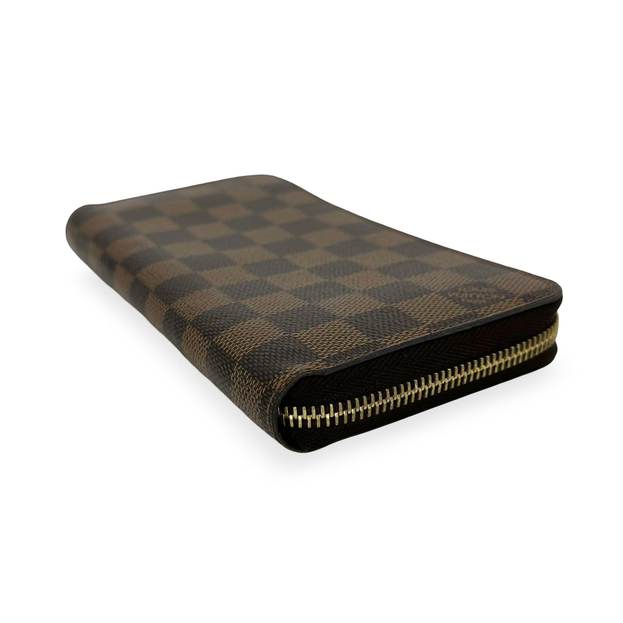 LOUIS VUITTON: Damier Ebene Zippy Wallet