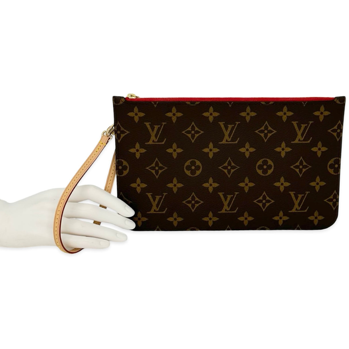 LOUIS VUITTON: Monogram Neverfull Pochette