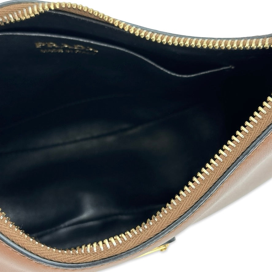 Calfskin Small Arque Shoulder Bag