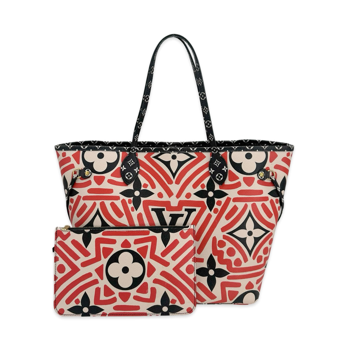 LOUIS VUITTON: Monogram Giant Crafty Neverfull MM