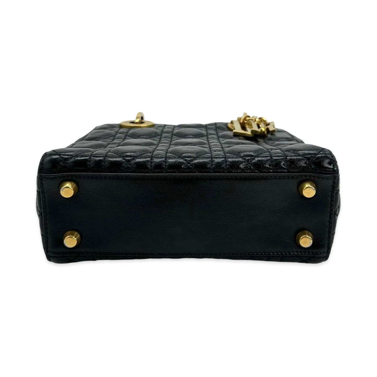 Cannage Calfskin Small Badges Lady Dior