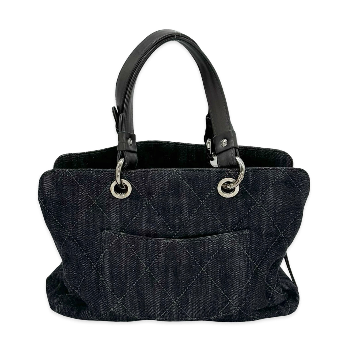 CHANEL: Denim Timeless CC Small Tote