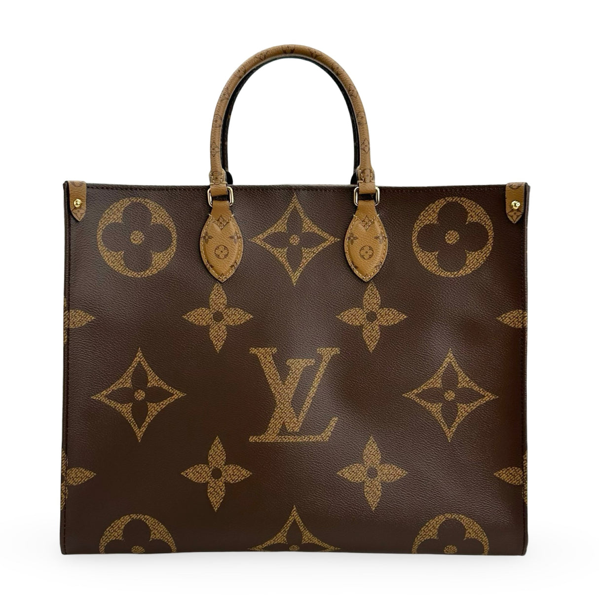 LOUIS VUITTON: Monogram Reverse OnTheGo GM