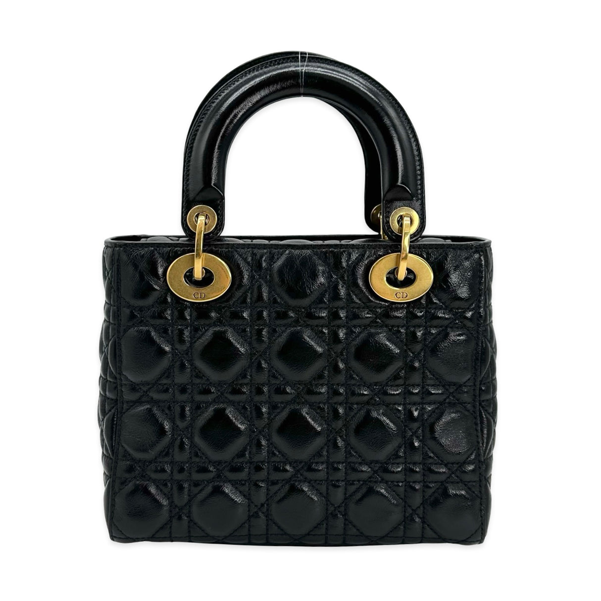 Cannage Calfskin Small Badges Lady Dior