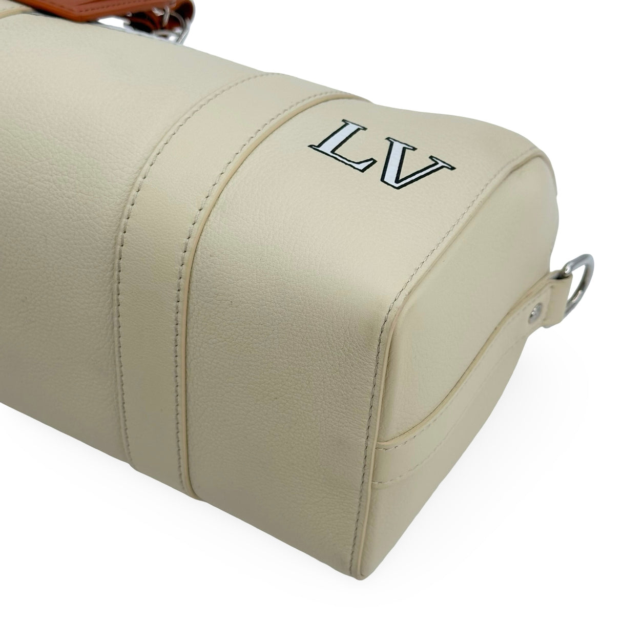 LOUIS VUITTON: Leather Trunk L'oeil City Keepall