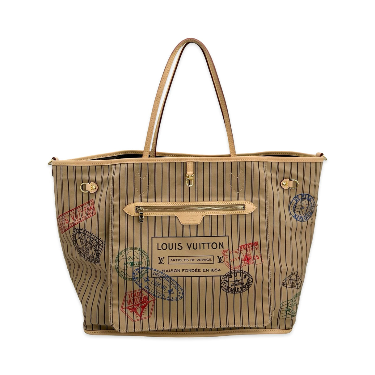 LOUIS VUITTON: Monogram Inside Out Neverfull Bandouliere GM