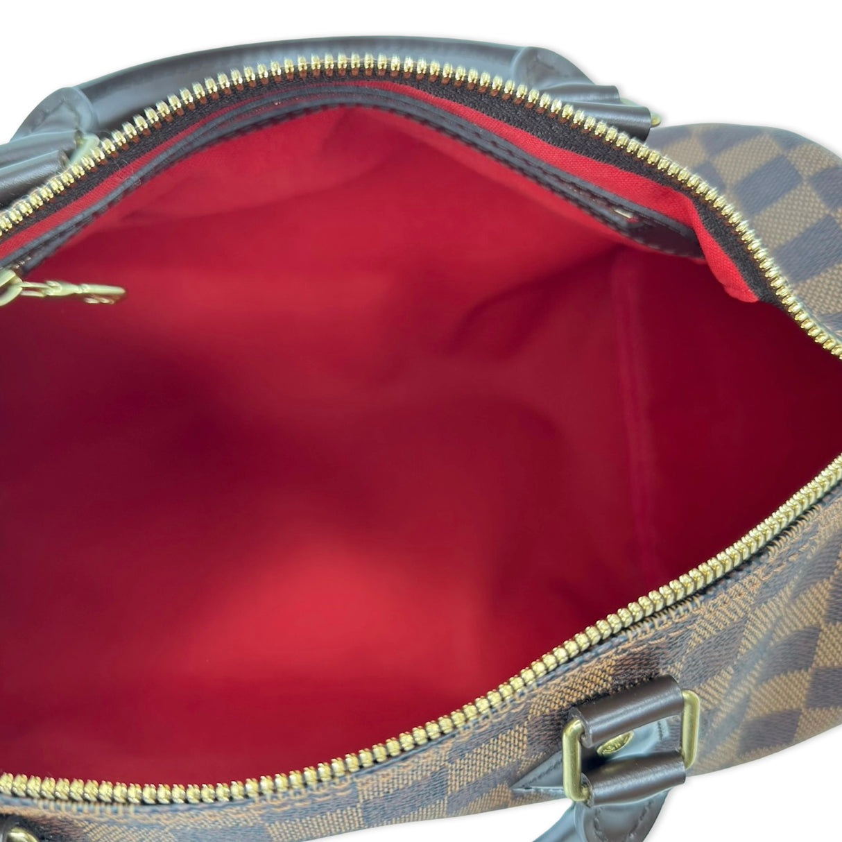 LOUIS VUITTON: Damier Ebene Speedy Bandouliere 30