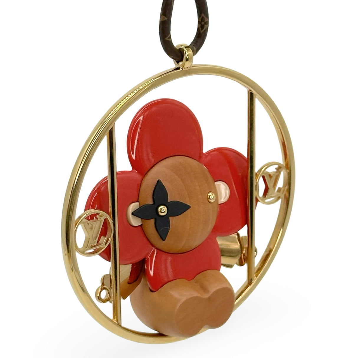 LOUIS VUITTON: Vivienne Metal Swing Bag Charm