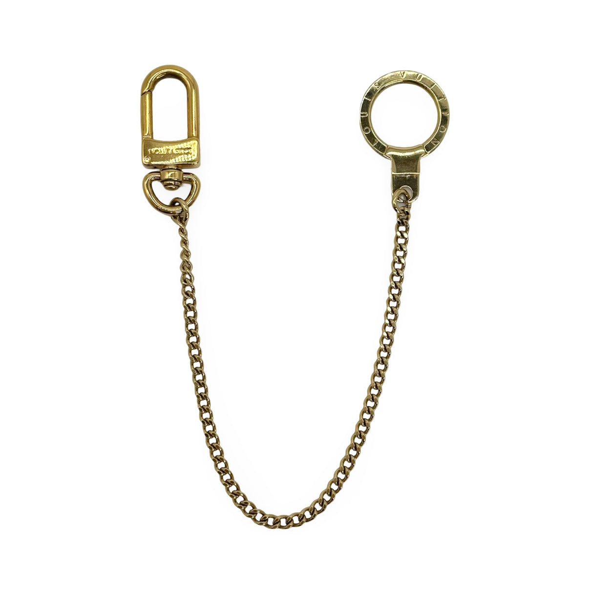 LOUIS VUITTON: Key Ring Chain Extender Bag Charm