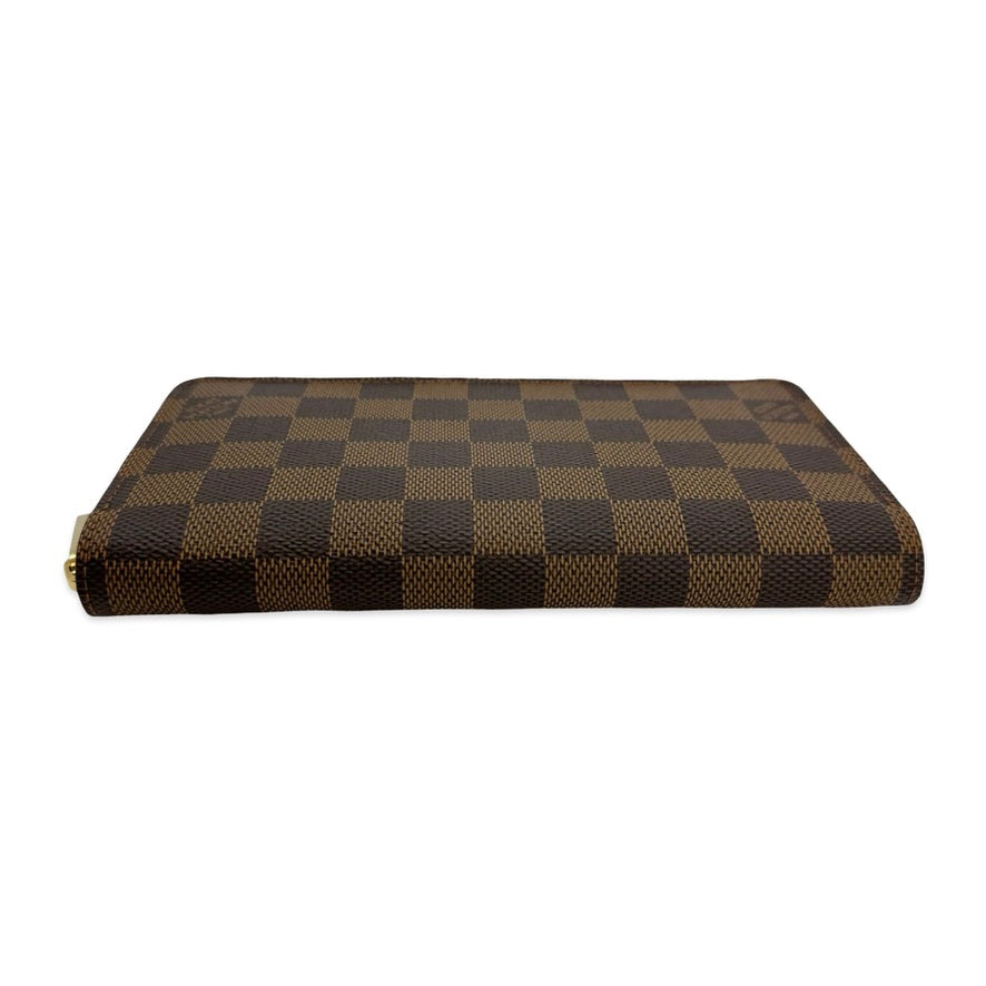 LOUIS VUITTON: Damier Ebene Zippy Wallet