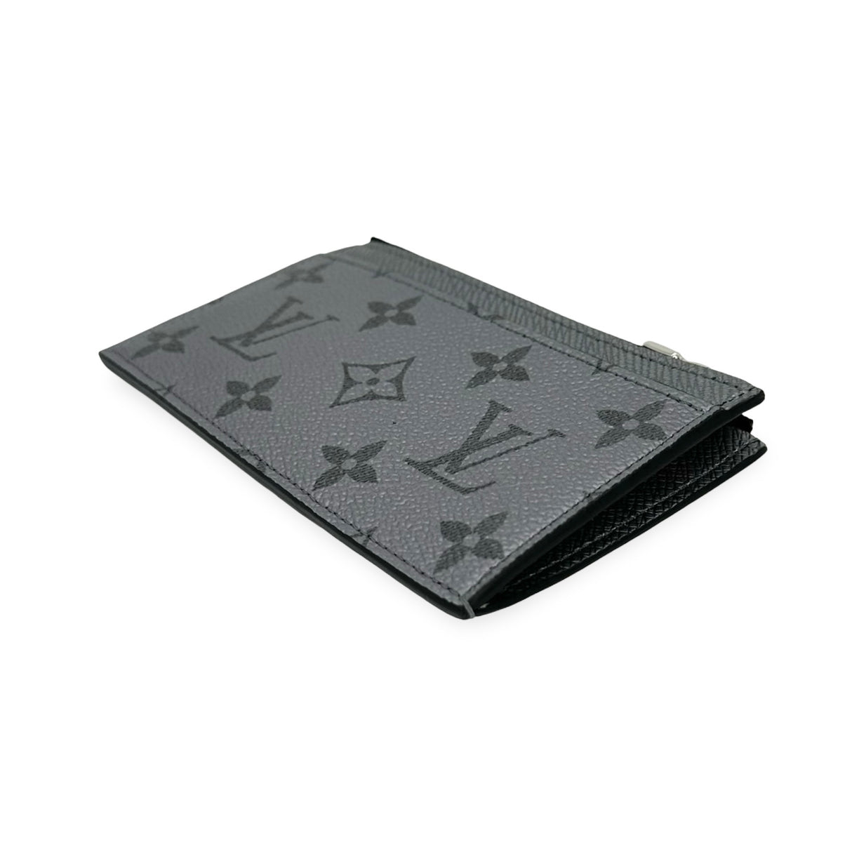LOUIS VUITTON: Monogram Taigarama Coin Card Holder