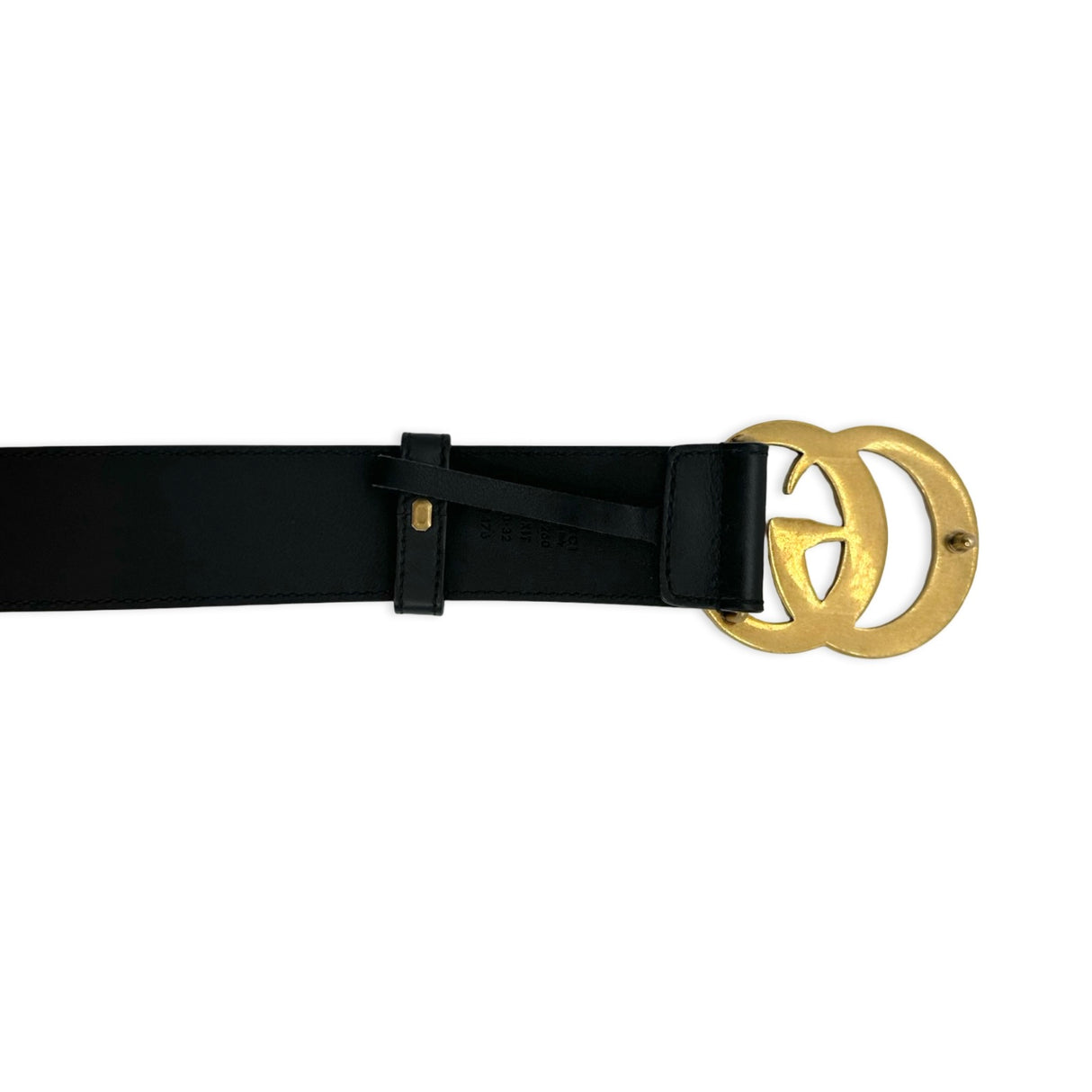 Calfskin Pearl GG Marmont Wide Belt